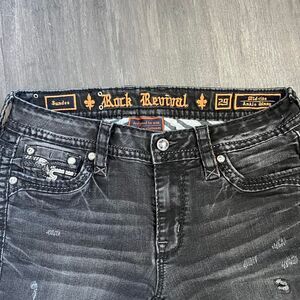 Sundee Rockrevival Women's Skinny Black Jeans